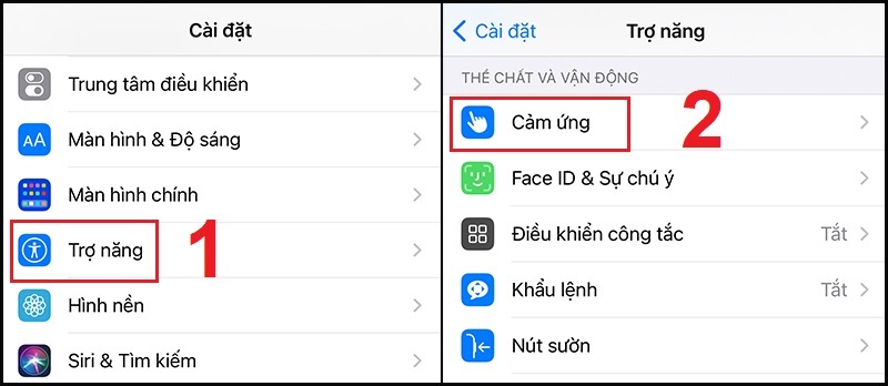cài đặt nút home cho iPhone 13