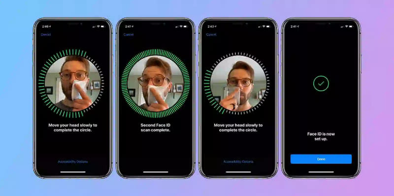 cài đặt vân tay trên iPhone 13