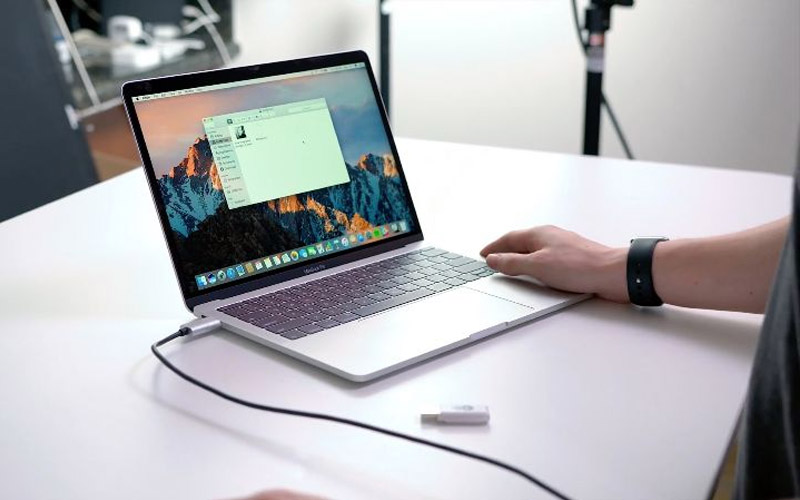 Macbook không nhận USB