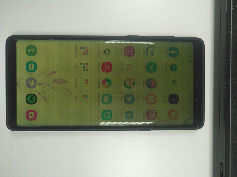 Điện thoại Samsung bị mất màu