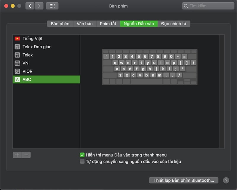 MacBook gõ bị mất chữ