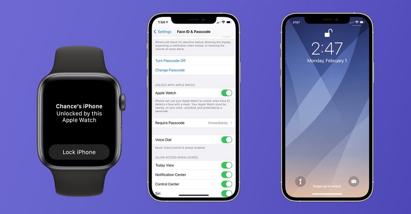 Hướng dẫn cách mở khóa iPhone bằng Apple Watch Mở khóa iPhone bằng Apple Watch
