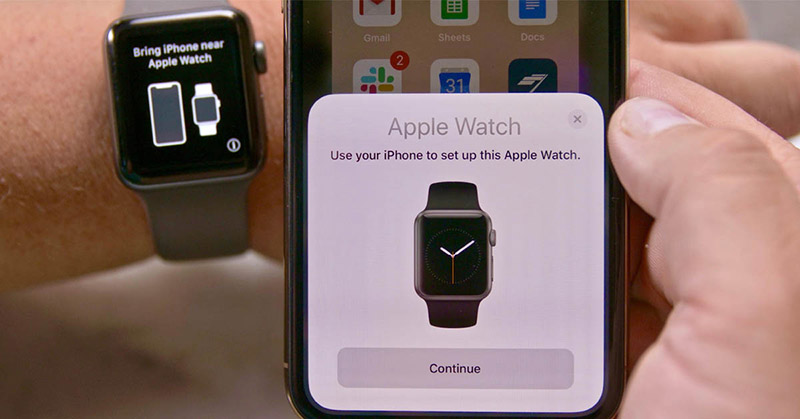 Kết nối Apple Watch với iPhone để thuận tiện cho việc đồng bộ thời gian