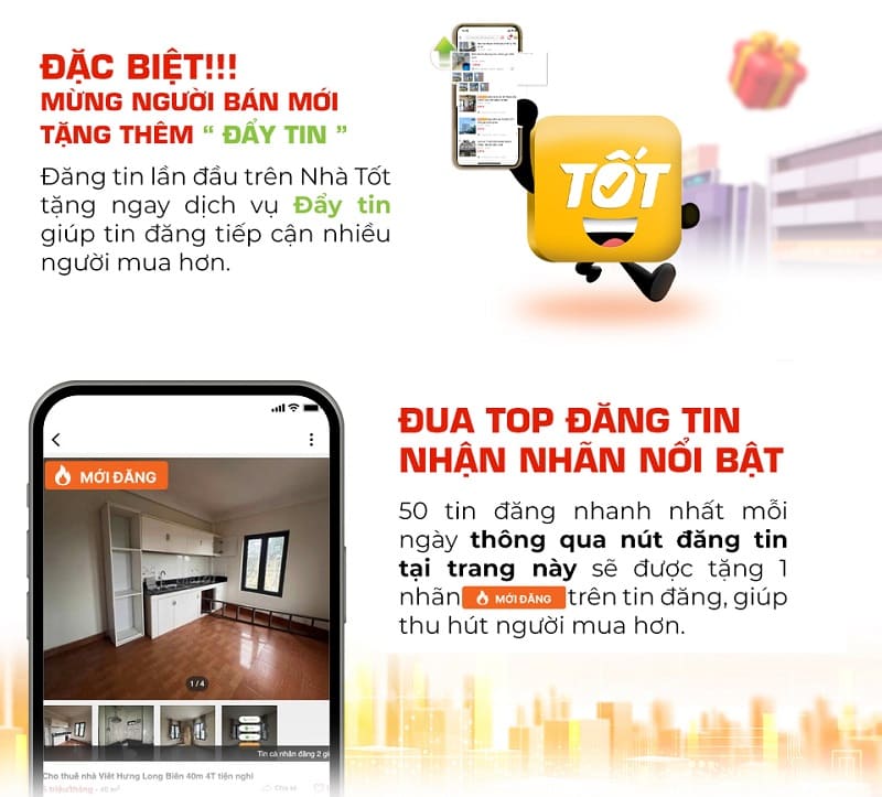Đăng tin bán nhà trên Bán Tốt