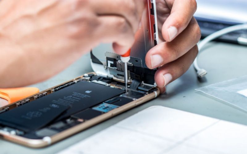 màn hình điện thoại Samsung bị đen 1 góc