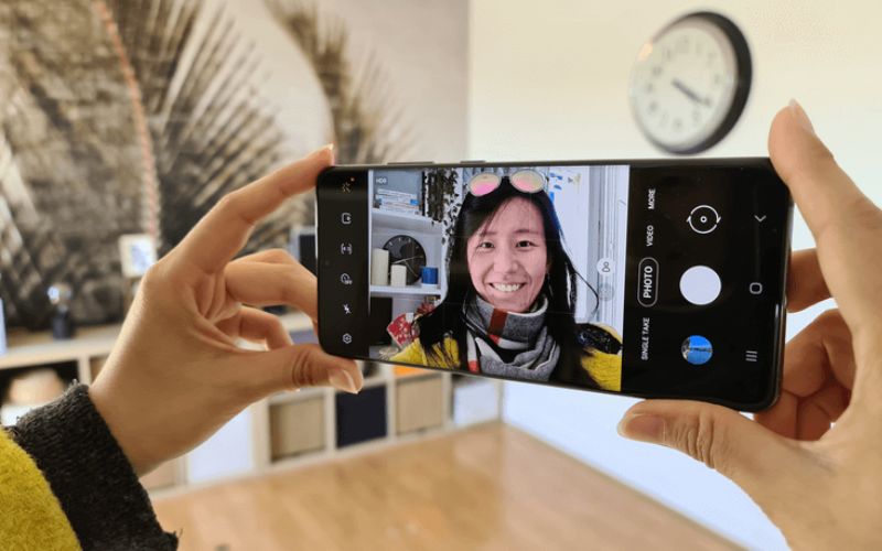 tắt âm chụp ảnh Samsung