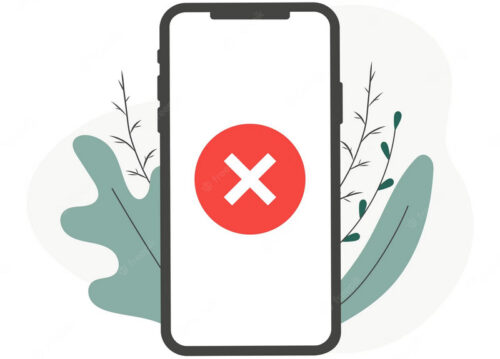 tắt dấu x trên màn hình điện thoại