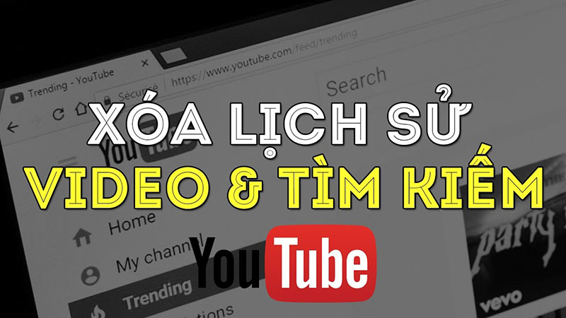 xóa lịch sử Youtube trên điện thoại Samsung