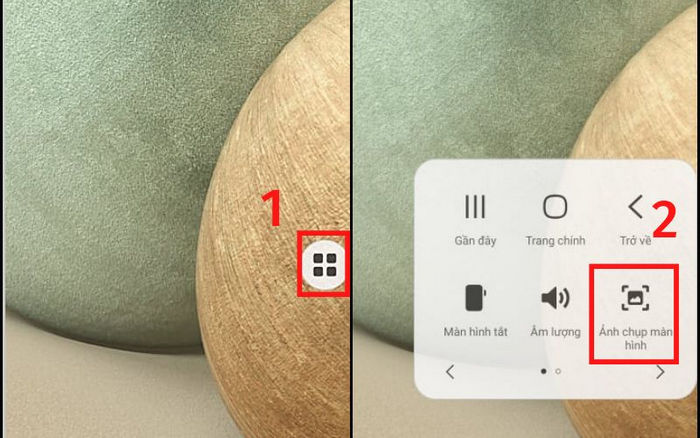 cách chụp screen điện thoại thông minh Samsung