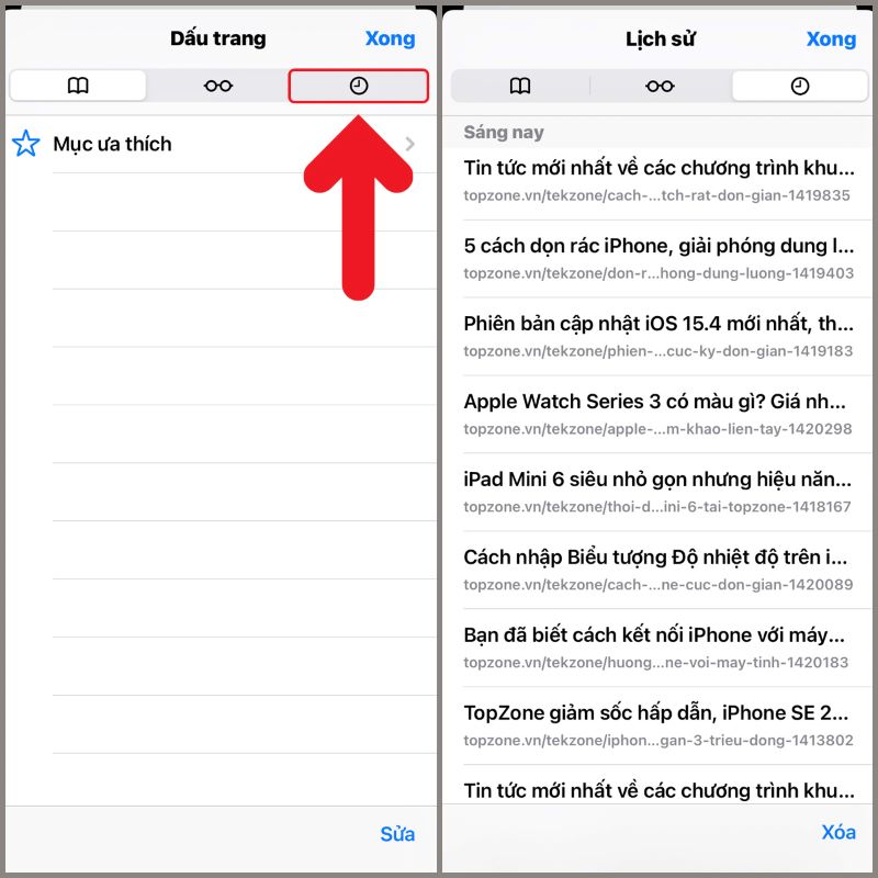 Cách xóa lịch sử tìm kiếm Google trực tiếp tại ứng dụng Google hỗ trợ trên phần mềm IOS