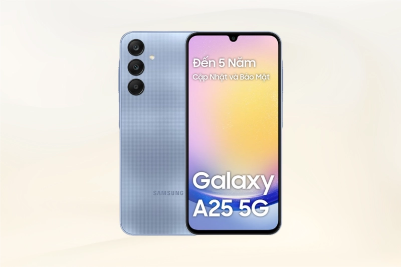 Samsung Galaxy A25 5G màn hình 120Hz, âm lượng tốt, pin trâu.