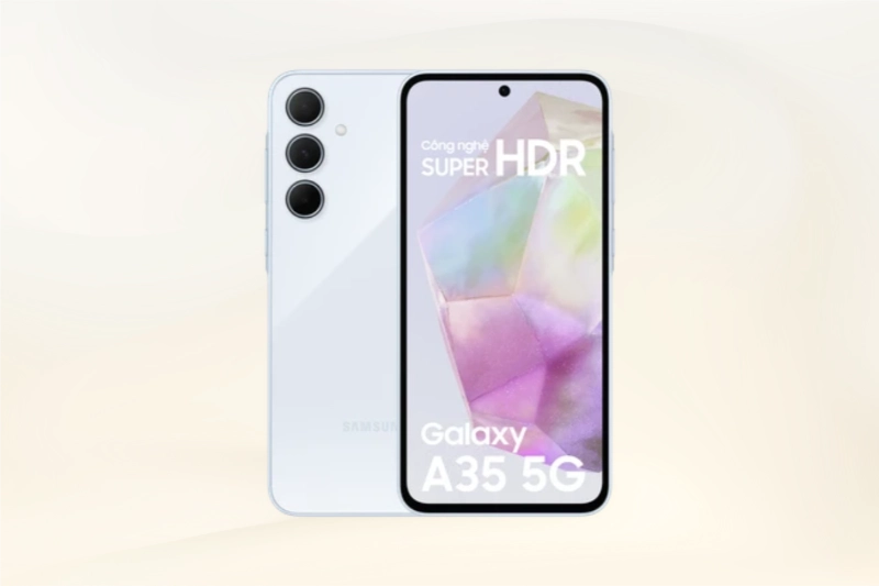 Samsung Galaxy A35 5G độ bền cao, kháng nước, màn hình với độ sáng cao
