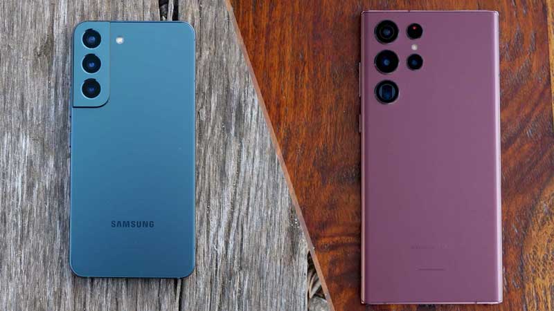 So sánh Samsung S22 và S22 Ultra