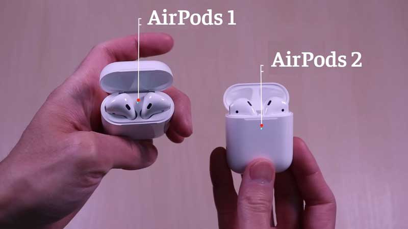 So sánh Airpod 1 và Airpod 2