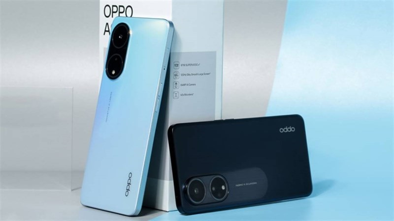 Điện thoại Oppo A98 được trang bị pin dung lượng lớn 5.000 mAh và sạc nhanh 67W