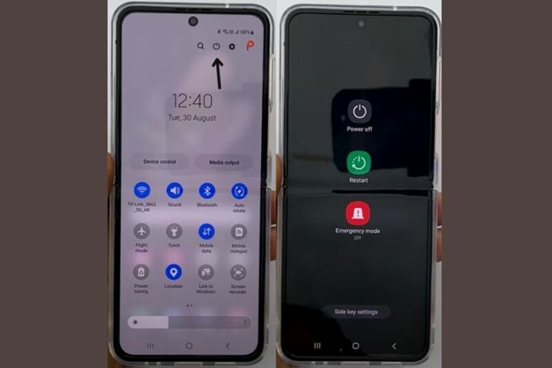 cách tắt nguồn Samsung Z