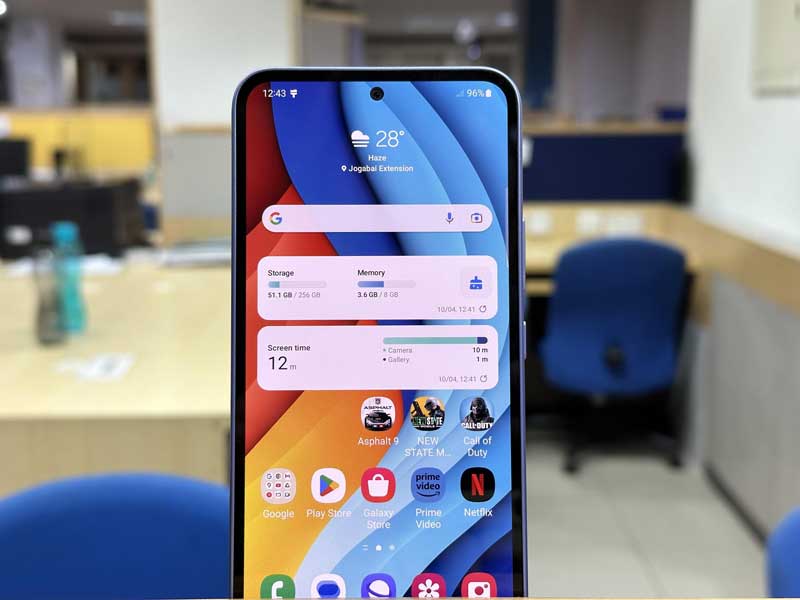 Chất lượng hiển thị rõ nét trên Galaxy A54 5G