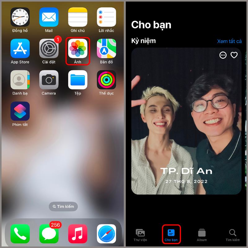 cách thêm ảnh nổi bật trên iPhone iOS 16