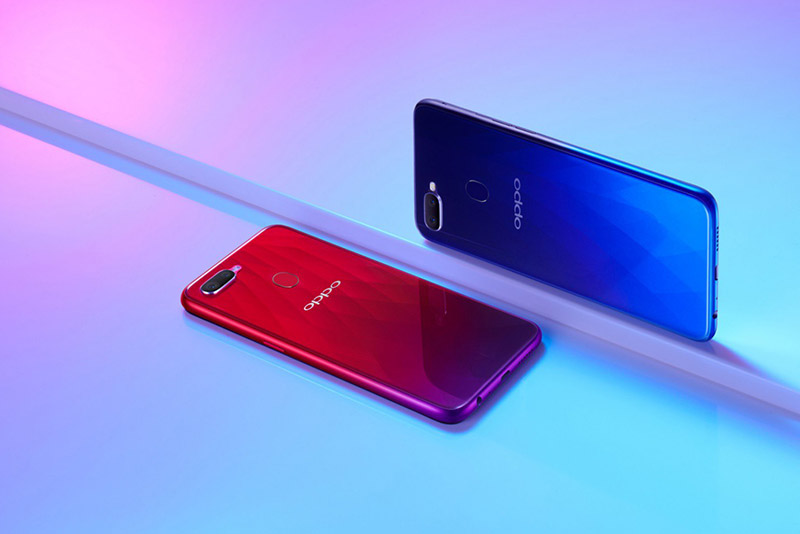 OPPO F9 và F9 Pro sở hữu thiết kế mặt lưng đẹp độc đáo và sang trọng
