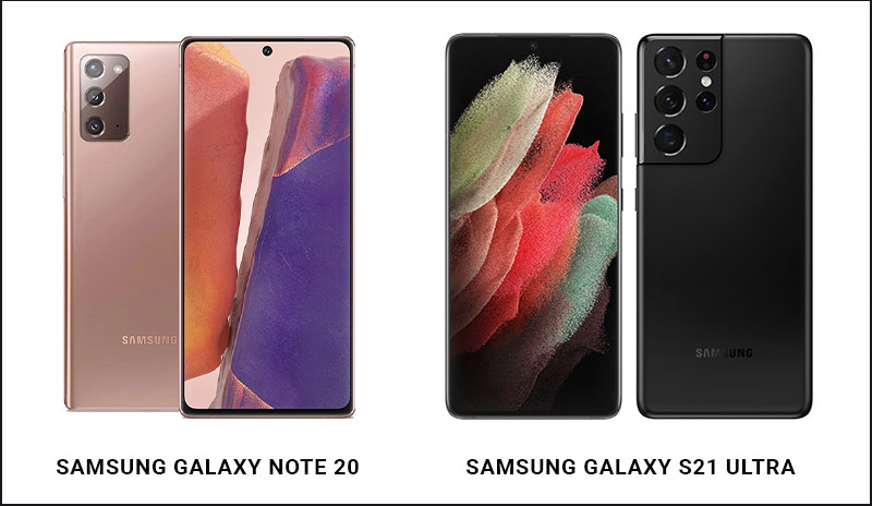 Samsung Note 20 và S21 Ultra là hai dòng flagship cao cấp với nhiều tính năng vượt trội