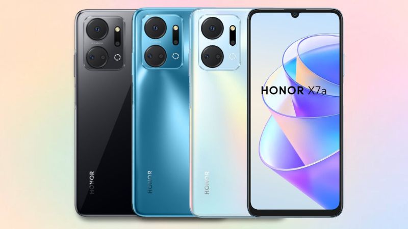 Honor X7A có 3 phiên bản màu