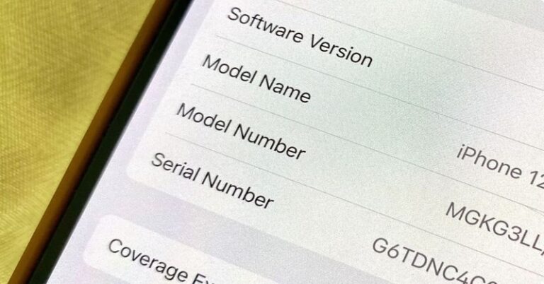 Serial Phone Hướng dẫn check Serial iPhone đơn giản trong vài thao tác