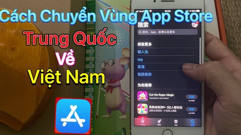 Hướng dẫn cách đổi vùng AppStore từ Trung Quốc về Việt Nam cách đổi vùng appstore từ trung quốc về việt nam
