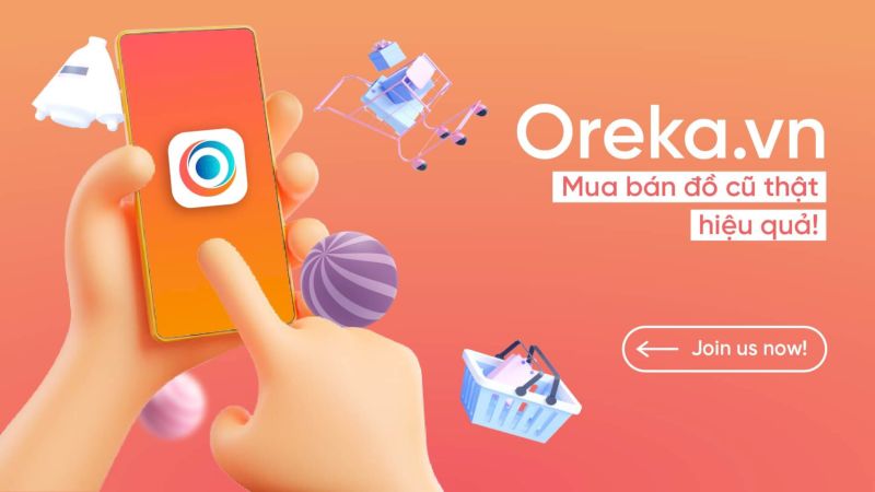 Oreka - Ứng dụng mua bán quần áo cũ online tại Việt Nam