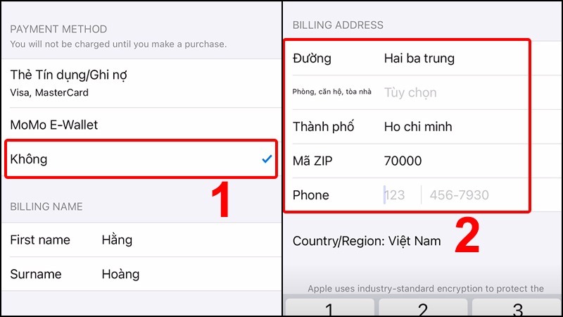 Phần cài đặt trên iPhone có thể giúp người dùng đổi vùng dễ dàng
