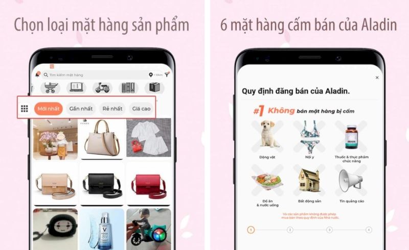 Shopping online với hàng loạt quần áo secondhand tại Aladin
