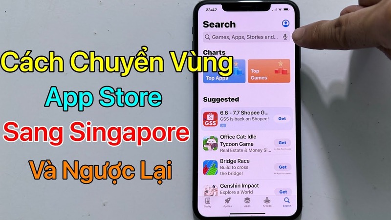 Dễ dàng đổi vùng App Store ngay trên thiết bị của bạn