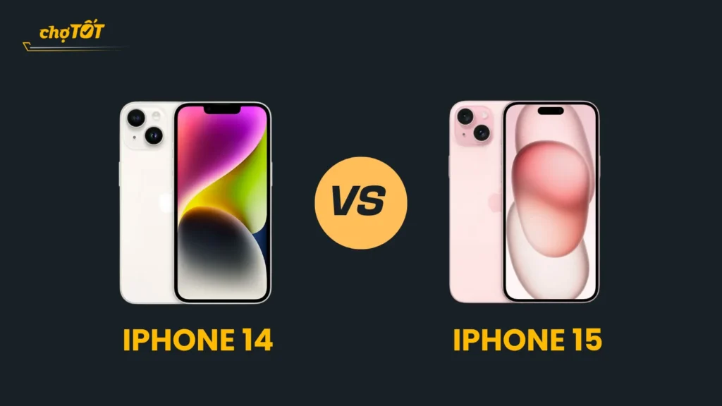 so sánh iphone 14 và 15