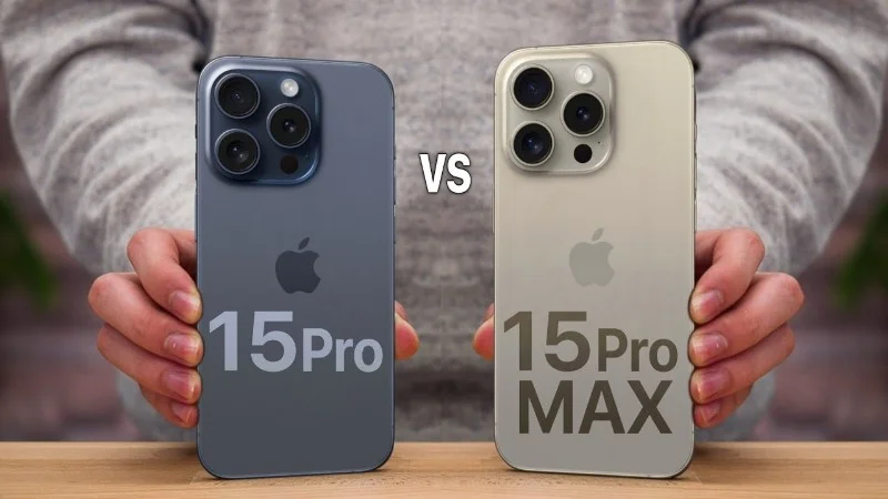 iPhone 15 Pro vs. iPhone 15 Pro Max – Hai flagship cao cấp với hiệu năng mạnh mẽ và thiết kế sang trọng