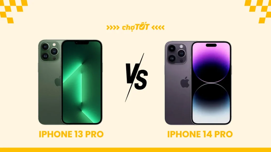 so sánh 13 pro và 14 pro