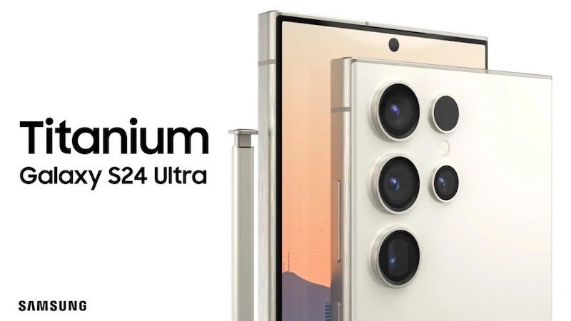 Samsung Galaxy S24 Ultra mang đến một diện mạo mới mẻ với khung Titan cao cấp

