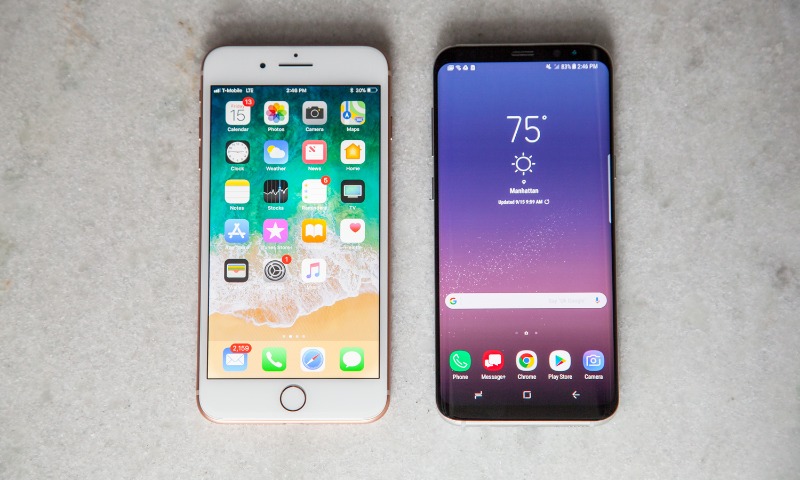 iPhone 8 vs Samsung S8