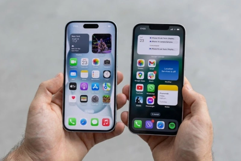  iPhone 15 mang lại khả năng hiển thị ngoài trời tốt hơn nhờ độ sáng tối đa lên tới 2.000 nits