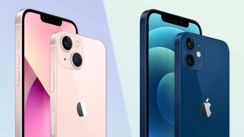 So sánh ip 12 và 13 về thiết kế và màn hình