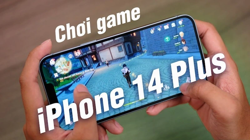Chơi game trên iPhone 14 Plus mượt mà và nhanh hơn iPhone 12 Pro Max