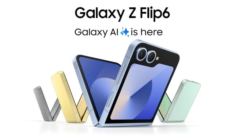 Samsung nắp gập cũ Z Flip 6 có thiết kế gọn nhẹ, dễ dàng mang theo
