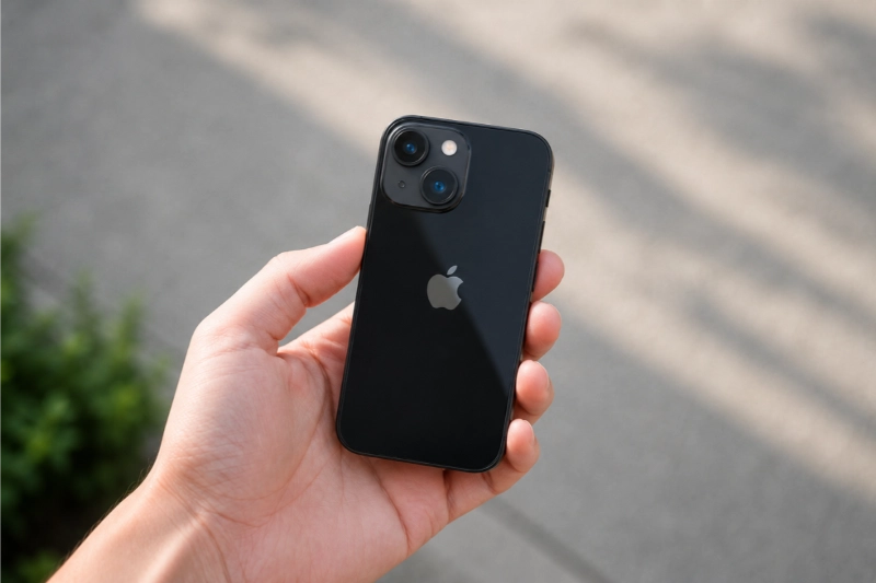 iPhone 13 mini màu Đen thuần tuý, khẳng định đẳng cấp và phong cách cá tính.