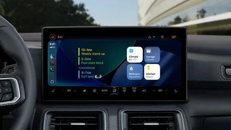 CarPlay hỗ trợ tùy chỉnh widget theo sở thích cá nhân