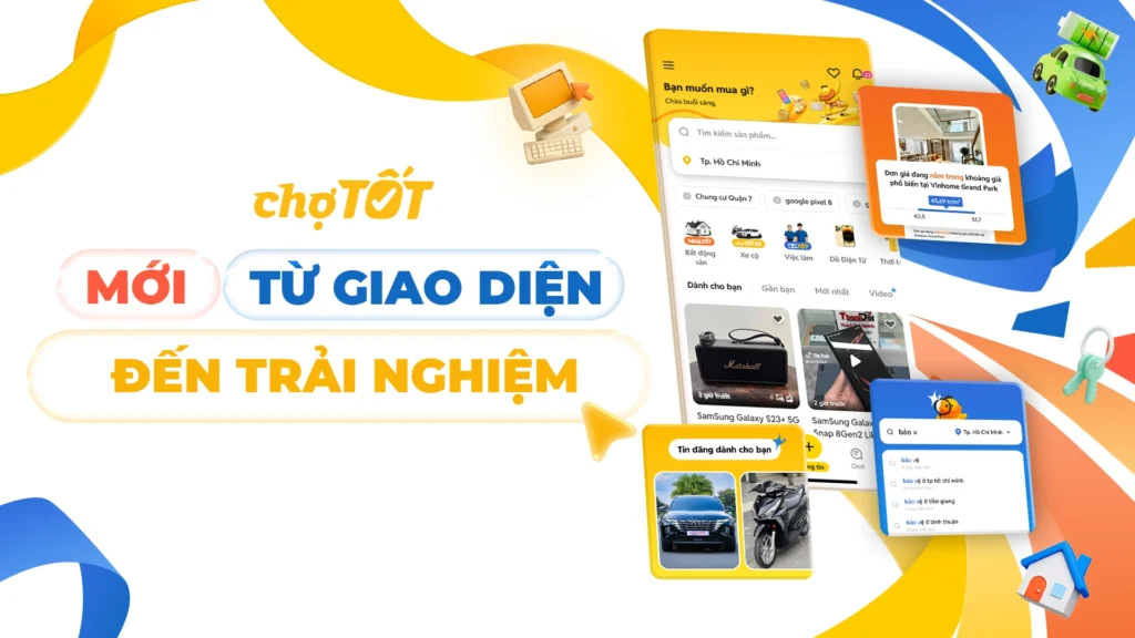 Chợ Tốt đổi giao diện mới