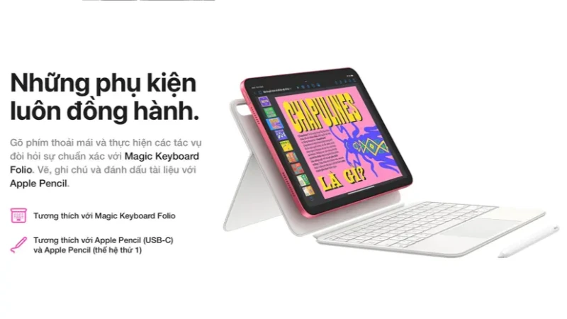 Máy tính bảng tích hợp phụ kiện