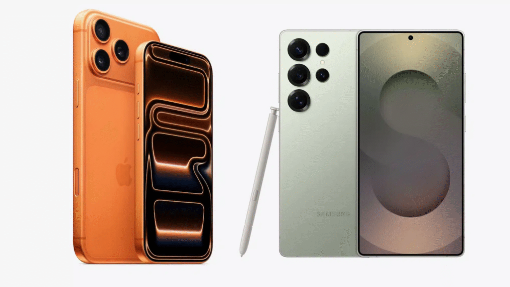 Dung lượng pin trên iPhone 17 Pro Max và Samsung S25 Ultra tương đương nhau