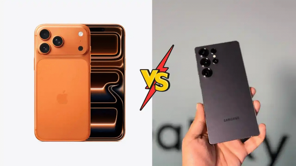 iPhone 17 Pro Max và Samsung S25 Ultra đều sở hữu cấu hình mạnh trong phân khúc cao cấp