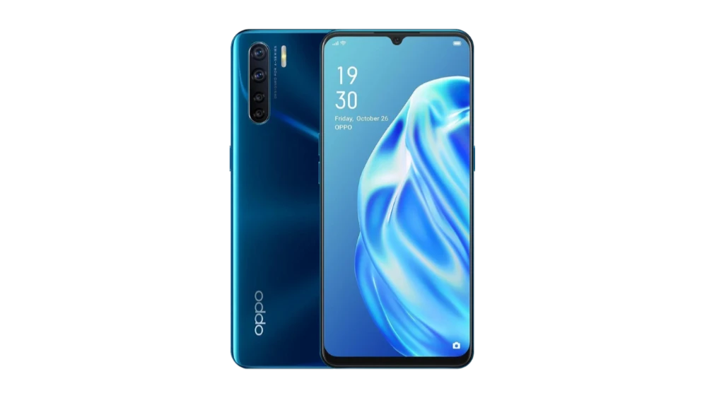 Oppo A91 màu Xanh