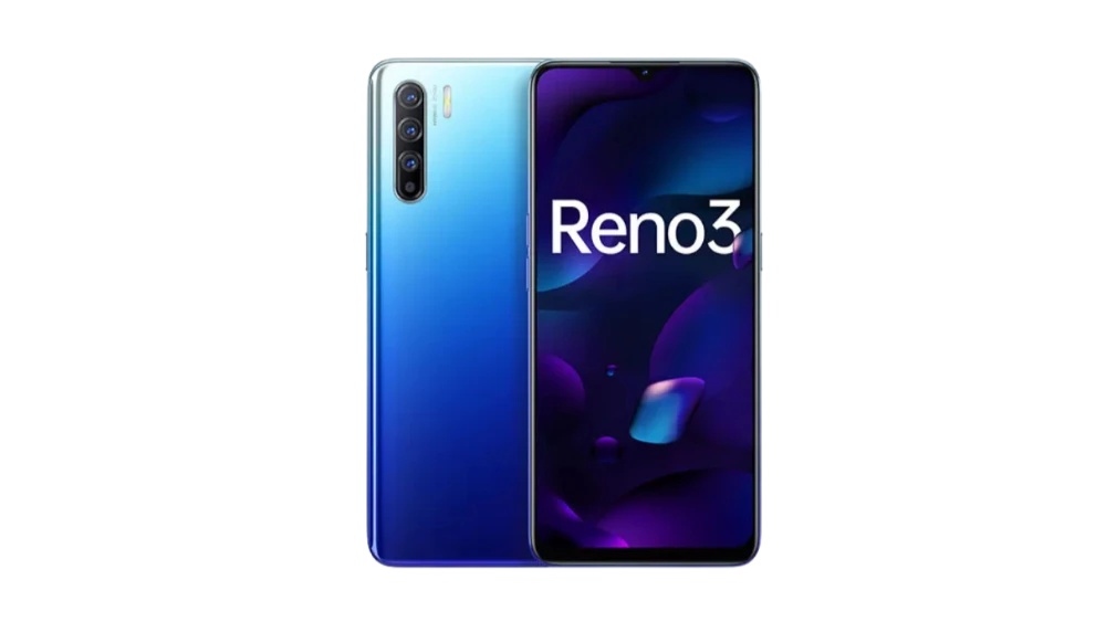 Phiên bản Oppo Reno 3 màu Xanh Thiên Hà (Auroral Blue) Oppo Reno 3 màu Xanh Thiên Hà (Auroral Blue)