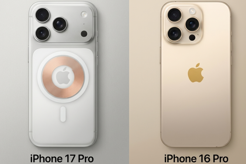 iPhone 17 Pro giữ lại và cải tiến nút Camera Control so với iPhone 16 Pro.