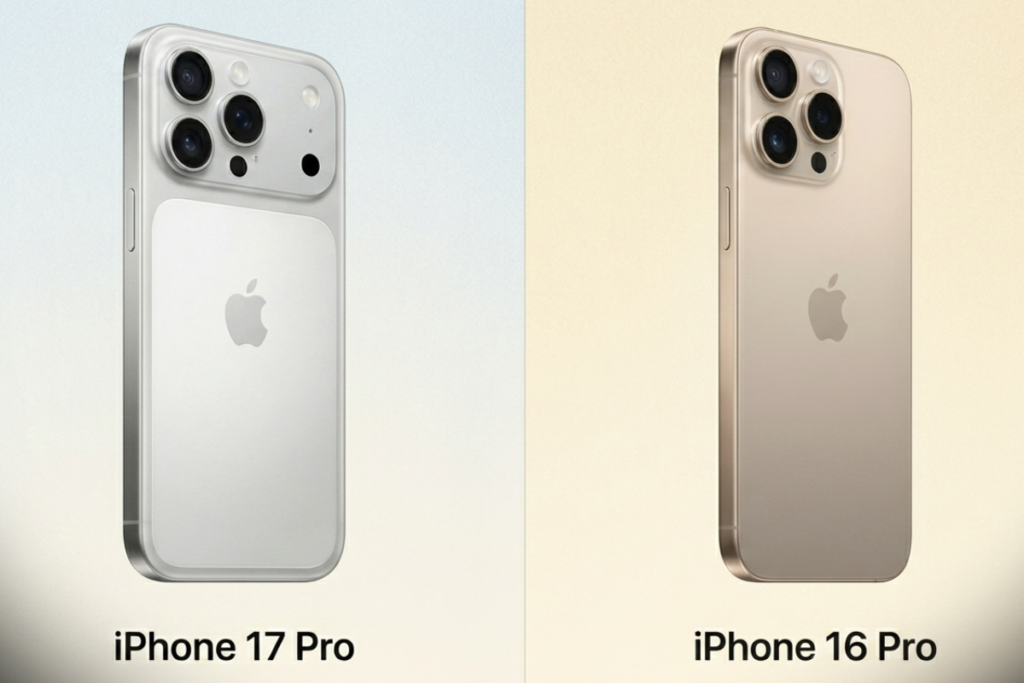 iPhone 17 Pro: Hệ thống 3 camera 48MP đồng nhất, zoom quang 8x và selfie 18MP vượt trội.
